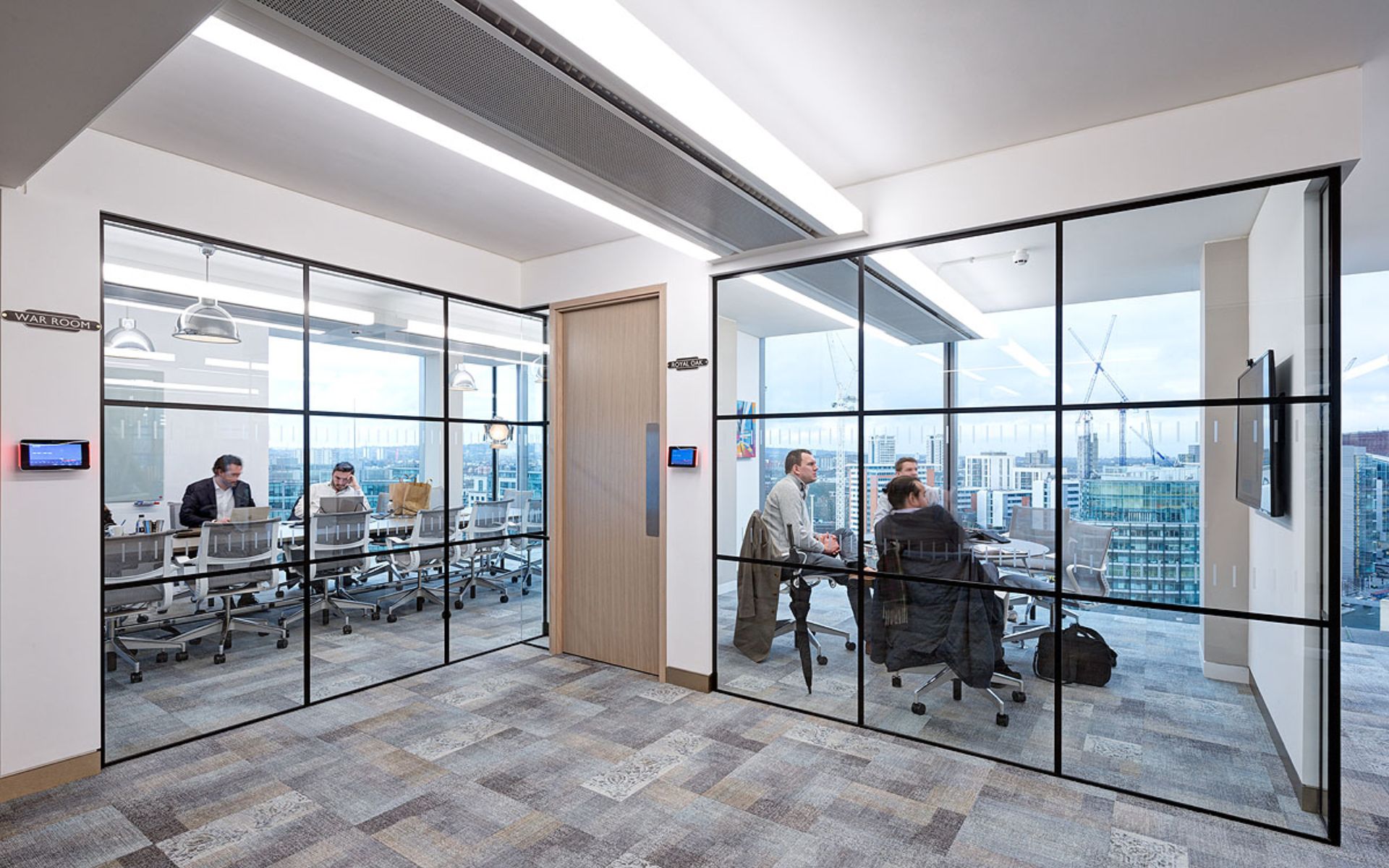 Crittall Style Glazing | Office | Glass partitioning |