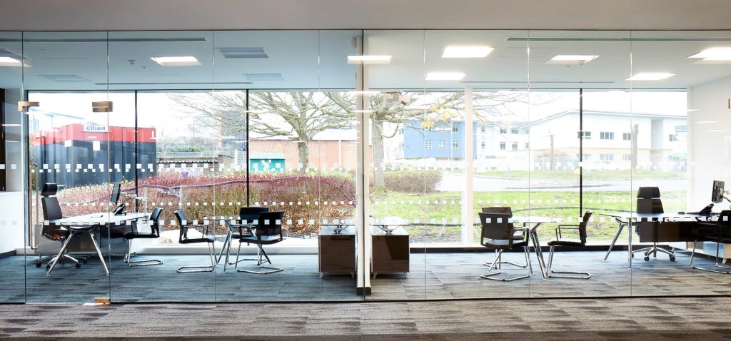 Frameless glass - Glass Partitioning -